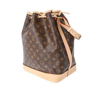 Louis Vuitton Noe Monogram Shoulder Bag Canvas Brown